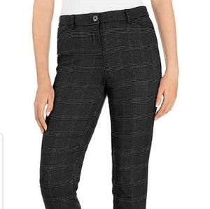 Hilary radley Plaid Black Grey Pants